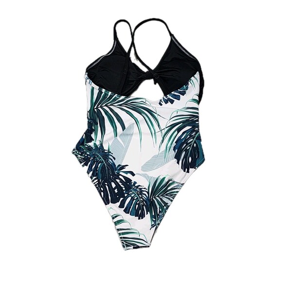 Cupshe Tropical Cut Out One Piece Swimsuit Sizes XL - Picture 3 of 7